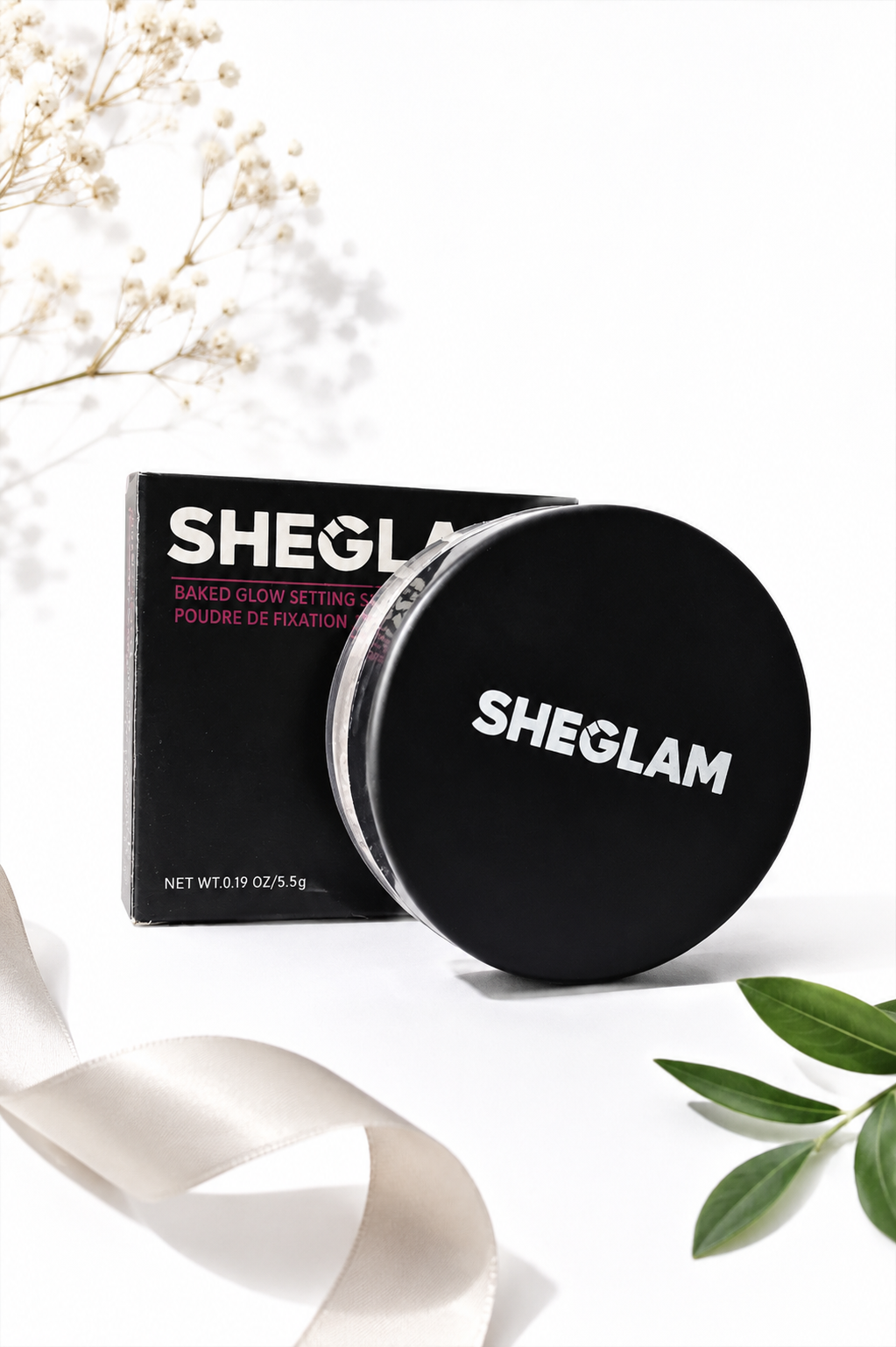 پودر فیکس شیگلم SHEGLAM Baked Glow Setting Powder تثبیت‌کننده آرایش و مات‌کننده
