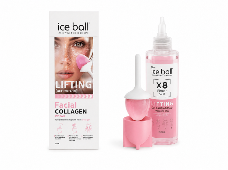 آیس بال کلاژن یخی لیفتینگ صورت Ice Ball Collagen X8 حجم 212 میل